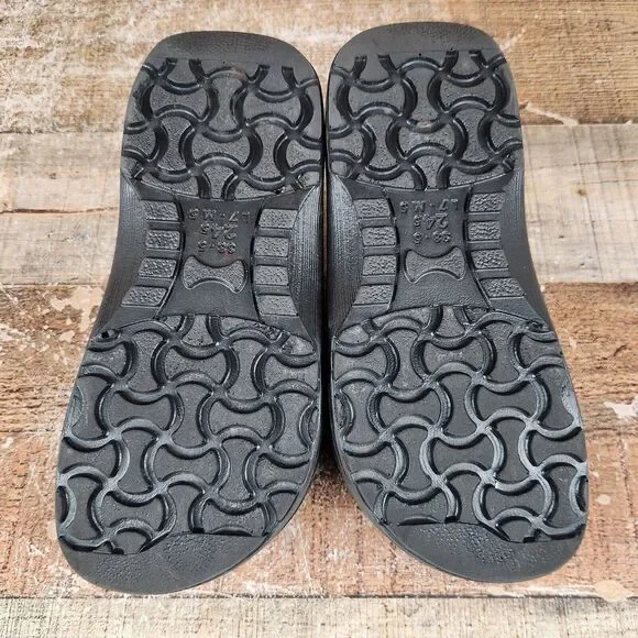 Birkenstock Profi-Birki Professional Women Sz 7 EU 38 Black Slip On Clog Shoes - Picture 8 of 10